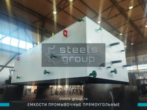 фото прямоугольных емкостей промывочных из низколегированной стали в Химках